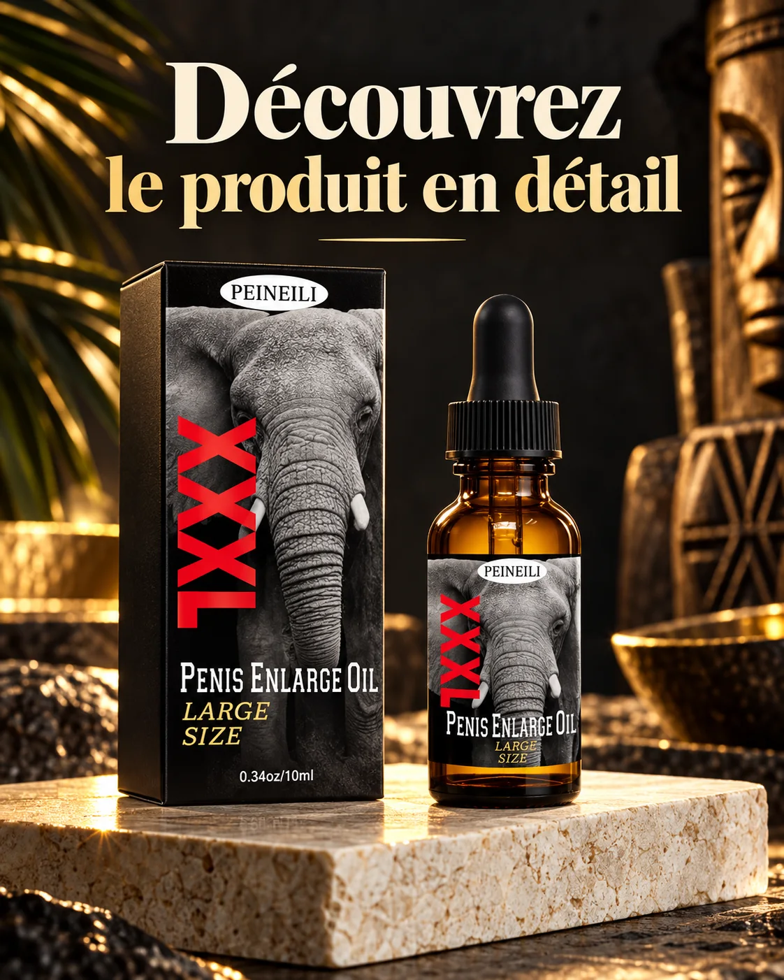 Présentation illustrative de l’emballage PEINEILI